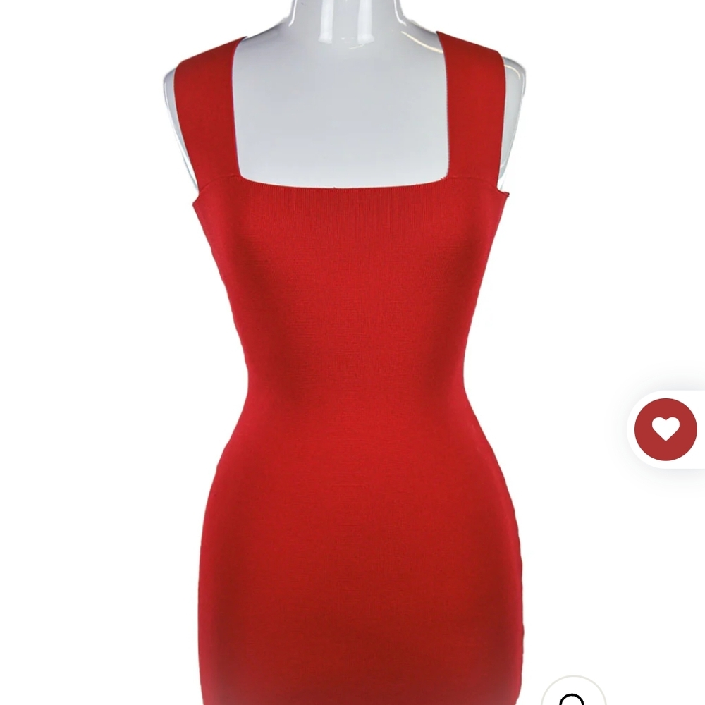Chic Scarlet Mini Dress